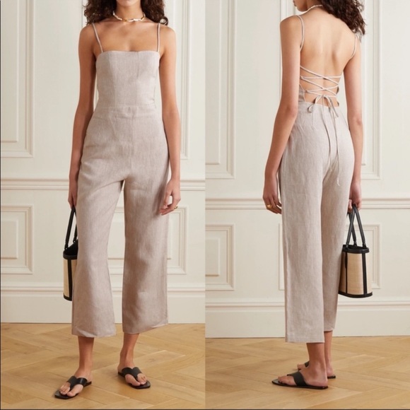 Reformation Pants - Reformation Beige Jumpsuit